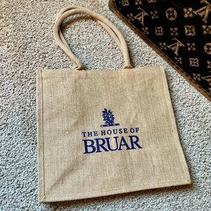 House of Bruar Burlap Tote Bag, NEW
